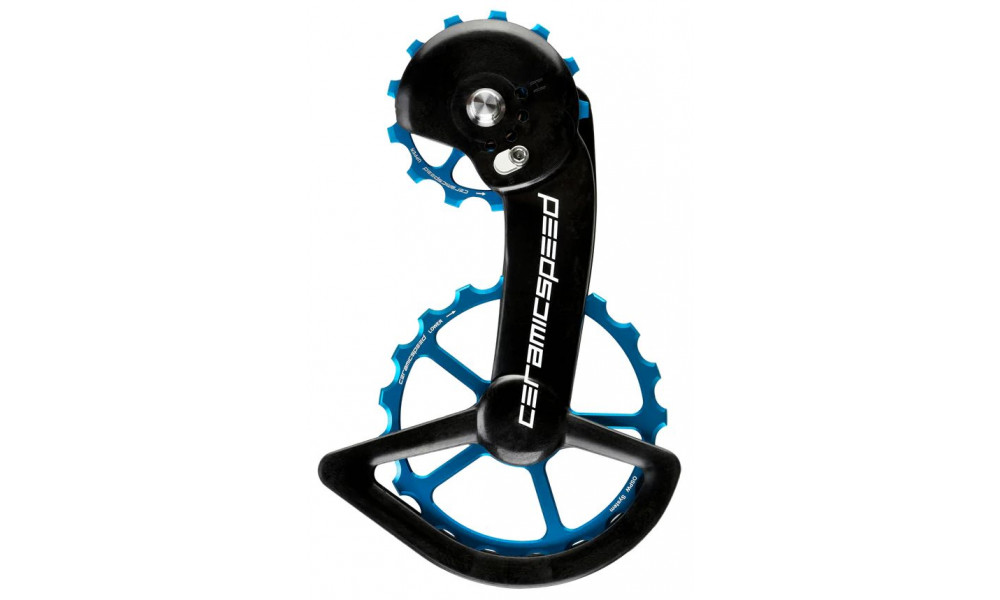 Galinio pavarų perjungėjo ratukų komplektas CeramicSpeed Oversized X for Shimano GRX810/815/Ultegra RX800/805 Alloy 607 stain 