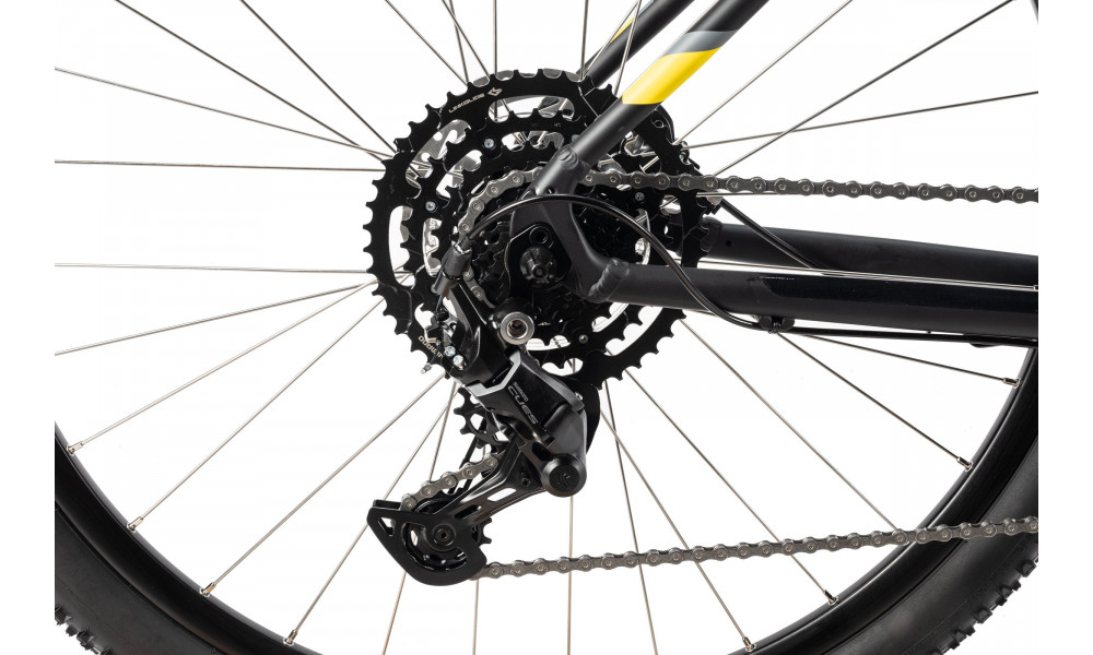 Dviratis Unibike Shadow 29 2025 black-yellow - 4