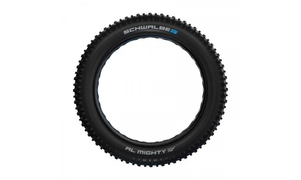 Padanga 26" Schwalbe Al Mighty HS 613, Evof Fold. 120-559 / 26x4.80 Super Ground Addix SpeedGrip Studded - 2