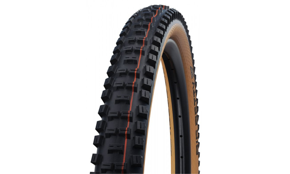 Padanga 27.5" Schwalbe Big Betty HS 608, Evo Fold. 62-584 / 27.5x2.40 Super Gravity Addix Soft Bronze-Skin - 1