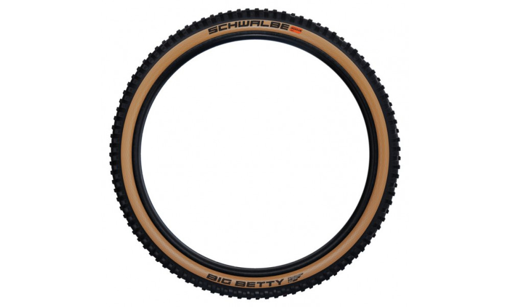 Padanga 27.5" Schwalbe Big Betty HS 608, Evo Fold. 62-584 / 27.5x2.40 Super Gravity Addix Soft Bronze-Skin - 2
