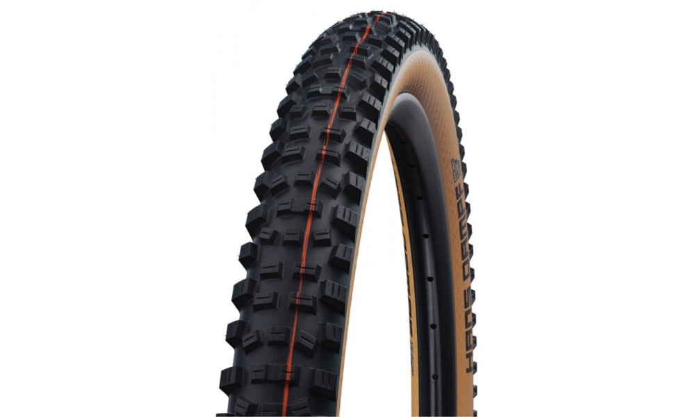 Padanga 29" Schwalbe Hans Dampf HS 491 Evo Fold TLE 60-622 / 29x2.35 Super Trail Addix Soft Bronze-Skin - 1