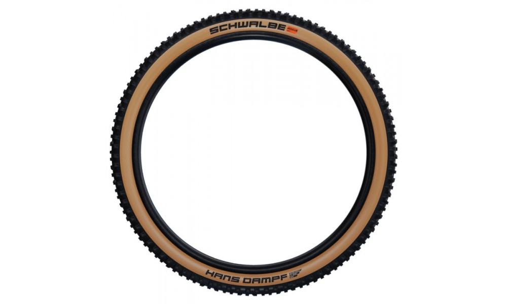 Padanga 29" Schwalbe Hans Dampf HS 491 Evo Fold TLE 60-622 / 29x2.35 Super Trail Addix Soft Bronze-Skin - 2