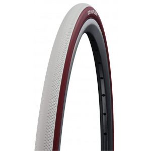 Padanga 26" Schwalbe Dunk King HS 612, Evo Fold. 25-540 / 24x1.00 White-Bordo