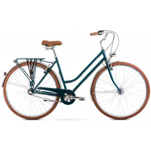 Dviratis Romet Vintage Classic D 28" Alu 2022 dark turquoise Dviratis Romet Vintage Classic D 28" Alu 2022 dark turquoise