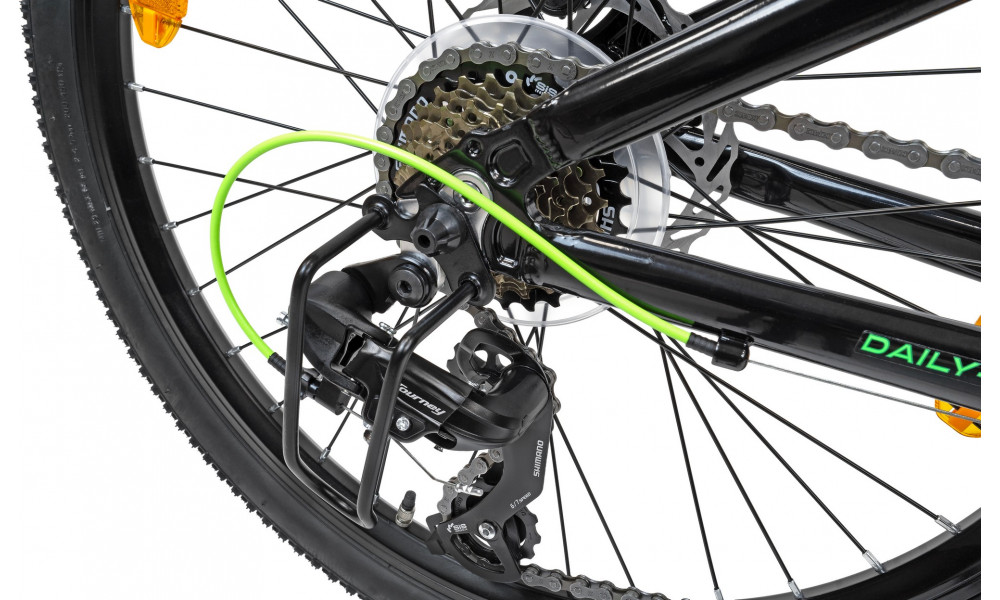 Dviratis Romet Rambler Ragos Dirt 24 Alu black-green - 7