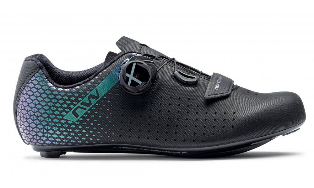 Dviratininko batai Northwave Core Plus 2 WMN Road black-iridescent - 4