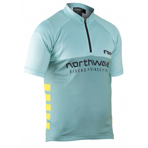 Dviratininko marškinėliai Northwave Force EVO Junior S/S blue surf