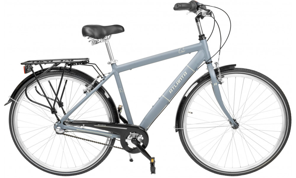 Dviratis Romet Atlanta Alu NX3 graphite matt - 2