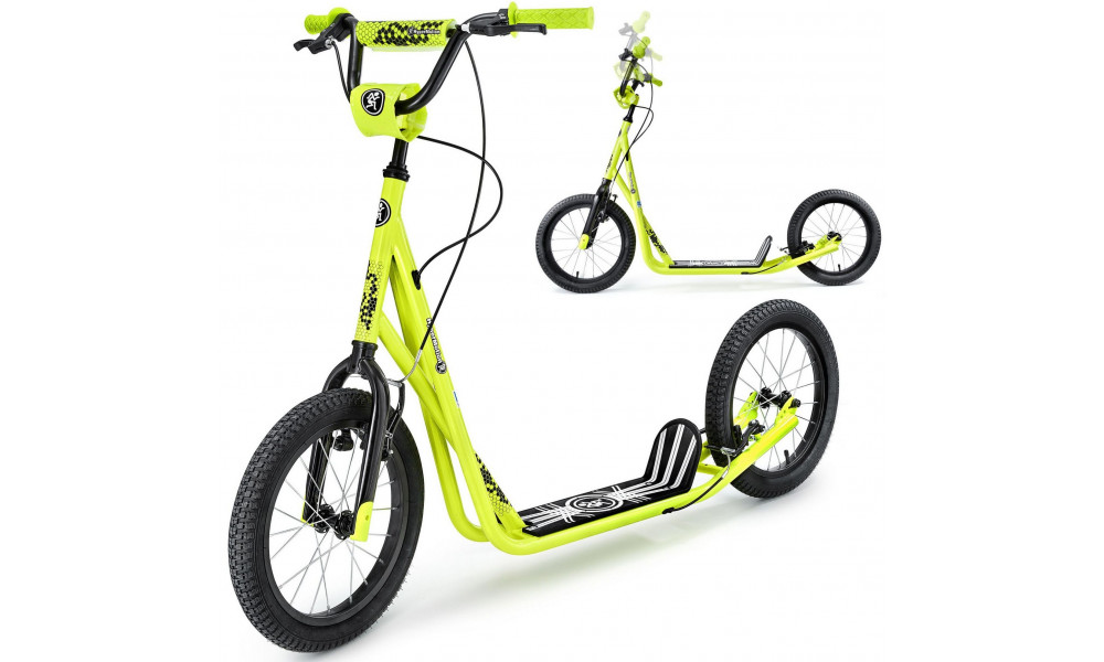 Paspirtukas HyperMotion Runkie 16" yellow - 10