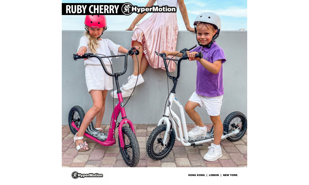 Paspirtukas HyperMotion Ruby 12" red - 10