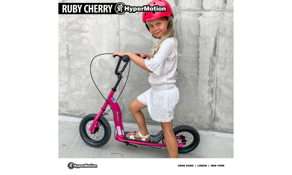 Paspirtukas HyperMotion Ruby 12" red - 11