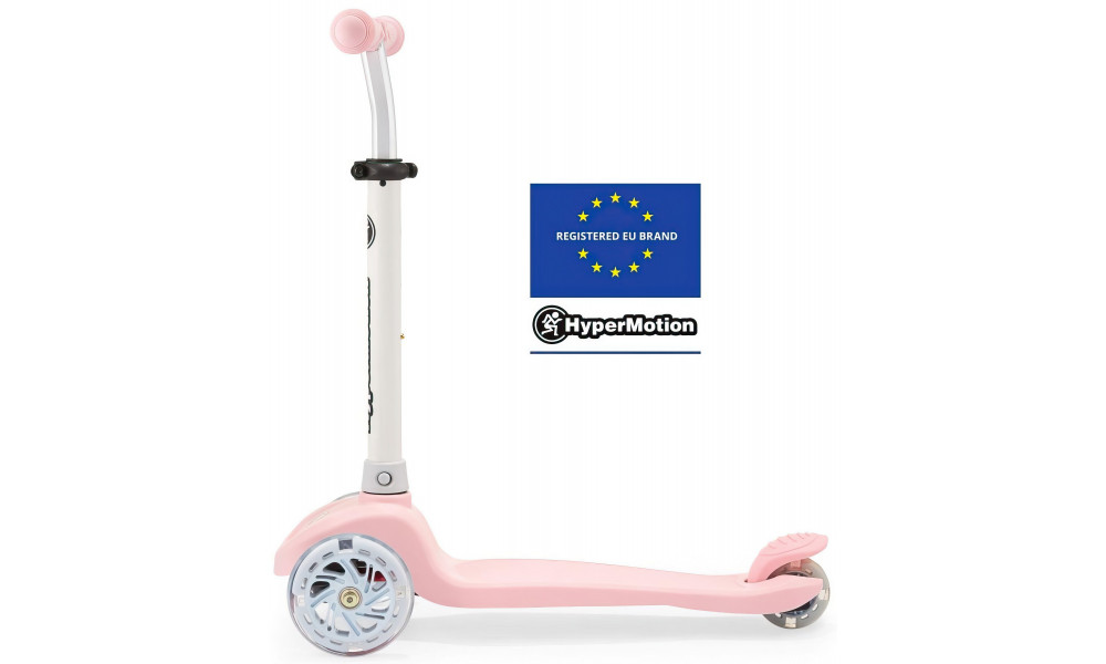 Paspirtukas HyperMotion Tringo LED pink - 3