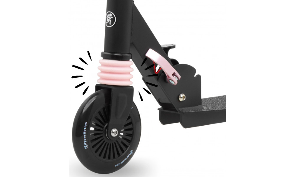Paspirtukas HyperMotion Wally black-pink - 3