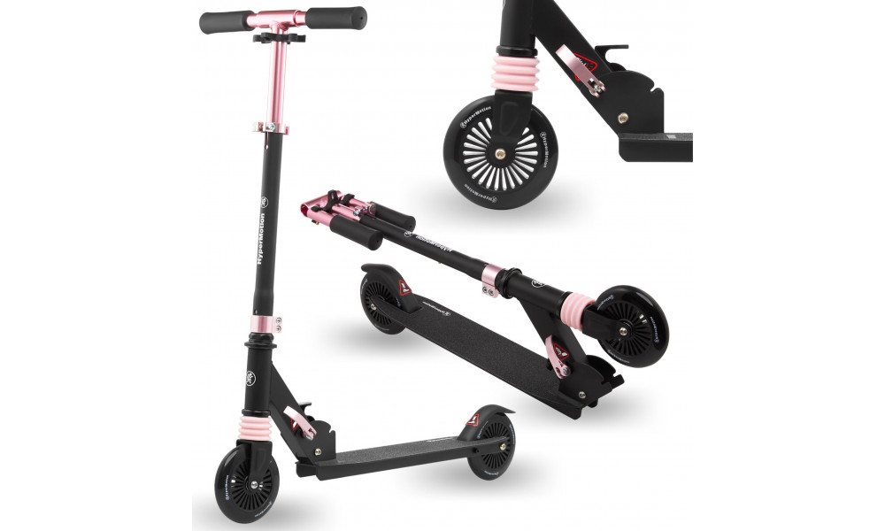 Paspirtukas HyperMotion Wally black-pink - 4