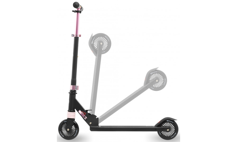 Paspirtukas HyperMotion Wally black-pink - 10