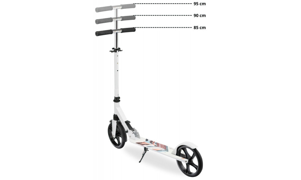 Paspirtukas HyperMotion City Swift 12 white - 5