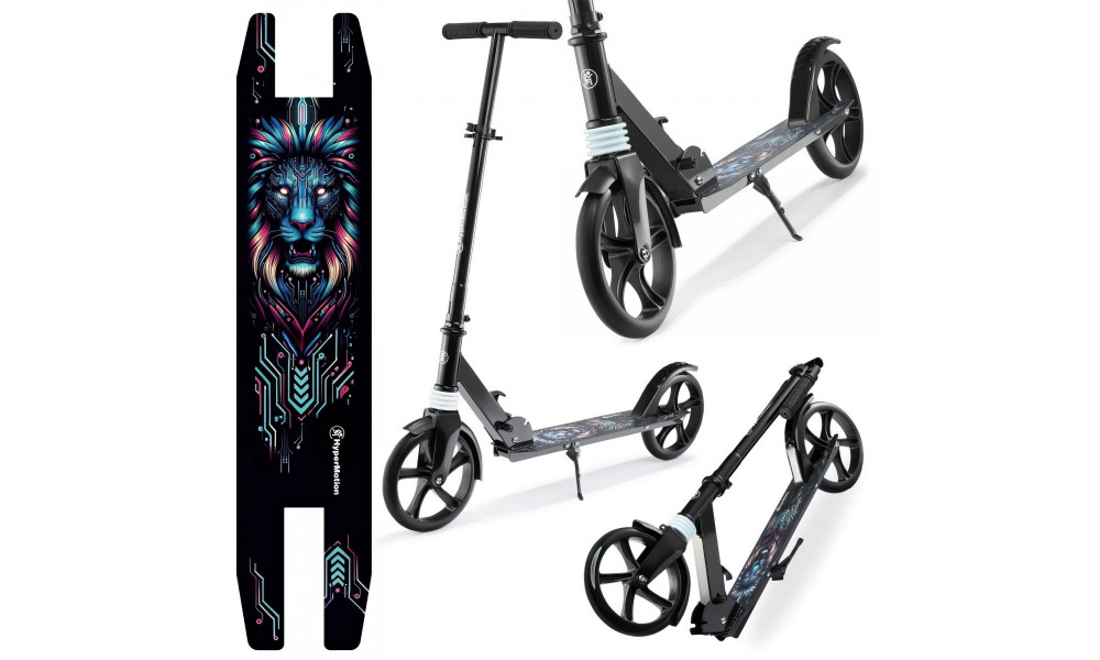 Paspirtukas HyperMotion City Swift 12 black - 9