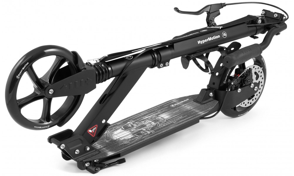 Paspirtukas HyperMotion Skyline black - 2
