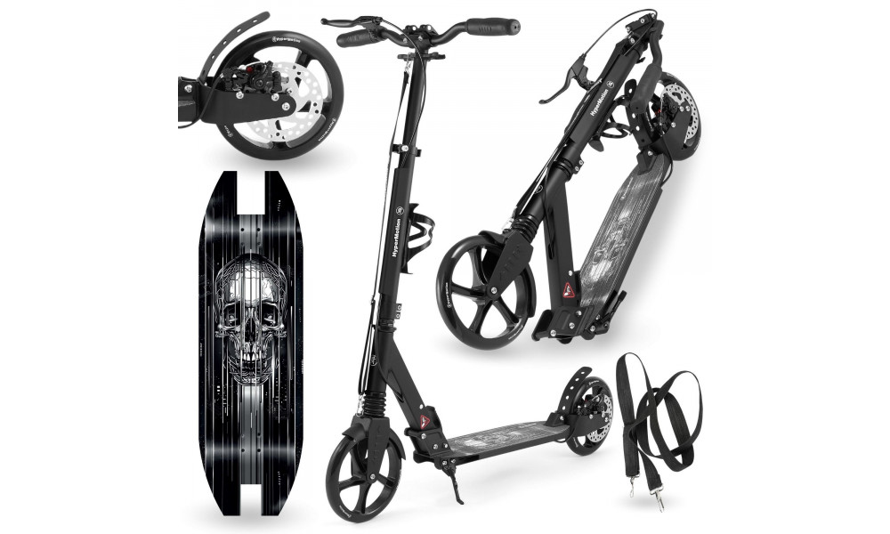 Paspirtukas HyperMotion Skyline black - 8