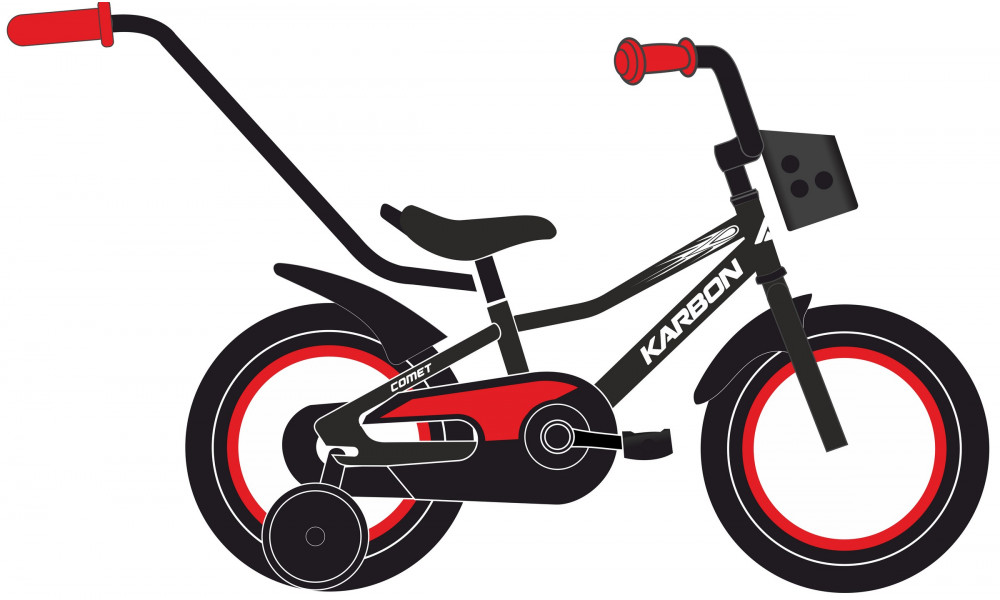 Dviratis Karbon Comet 16 black 