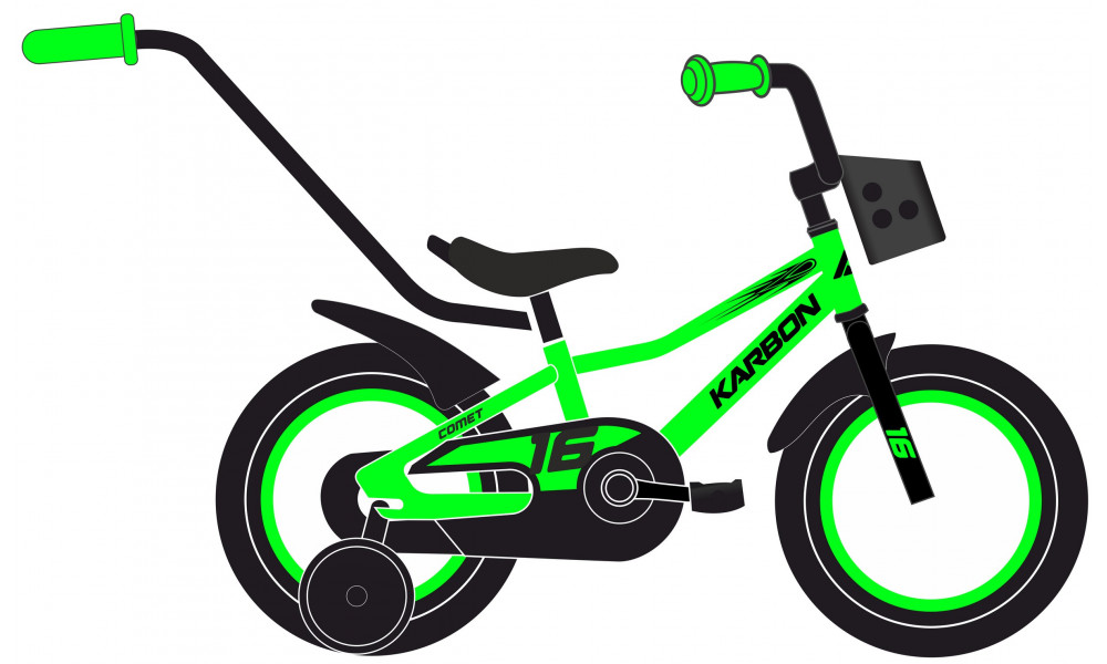 Dviratis Karbon Comet 16 lime 