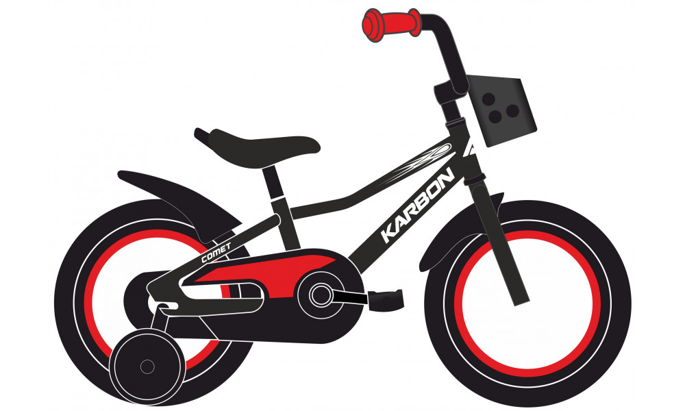 Dviratis Karbon Comet 20 black 