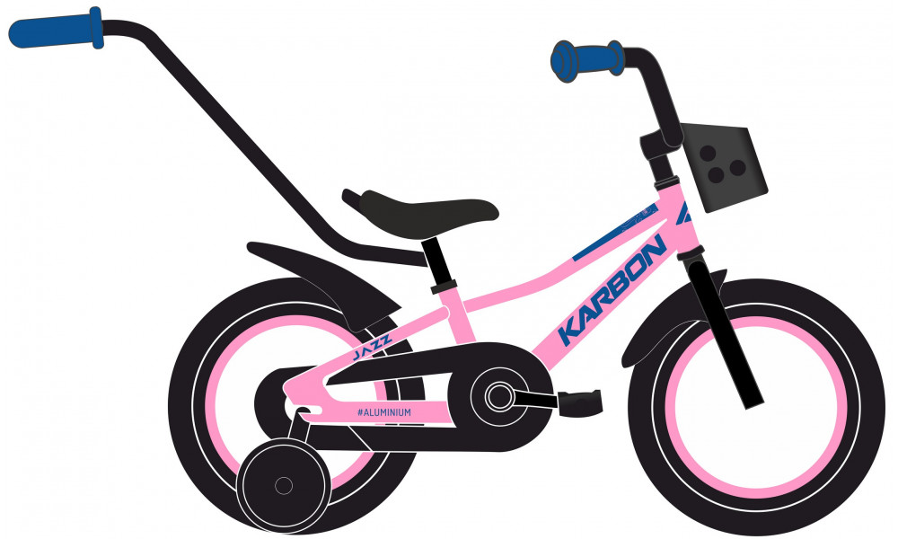 Dviratis Karbon Jazz 14 pink 