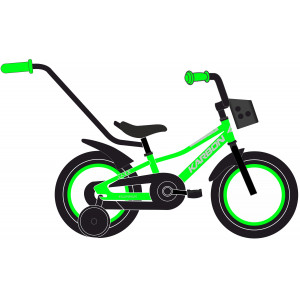 Dviratis Karbon Jazz 18 green neon