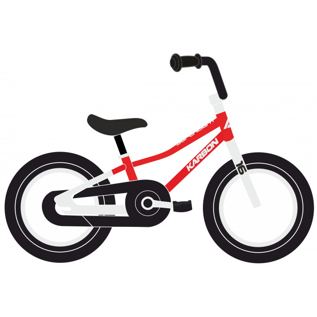 Dviratis Karbon Superlight 16 red