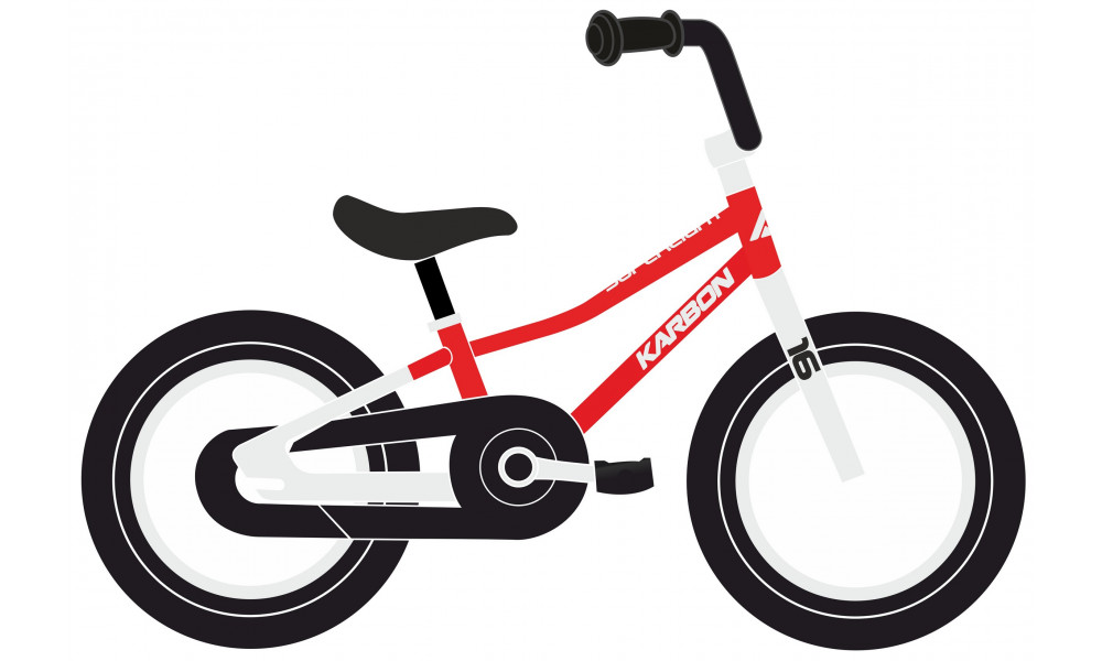 Dviratis Karbon Superlight 16 red 