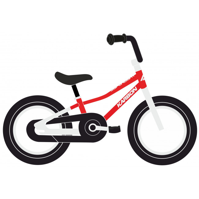 Dviratis Karbon Superlight 18 red