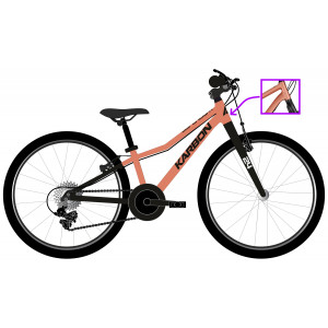 Dviratis Karbon Superlight 24 copper