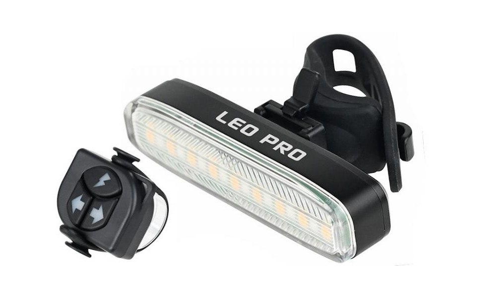 Galinė lempa ProX Leo Pro Brake & Turn 50Lm remote USB - 1