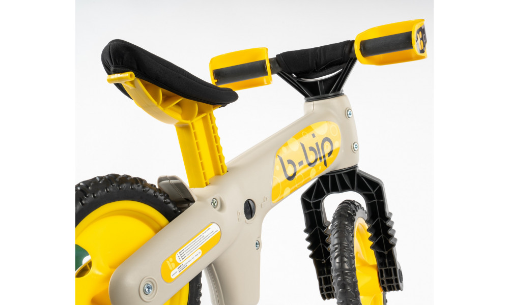 Balansinis dviratukas Bellelli B-Bip silk grey-yellow - 3