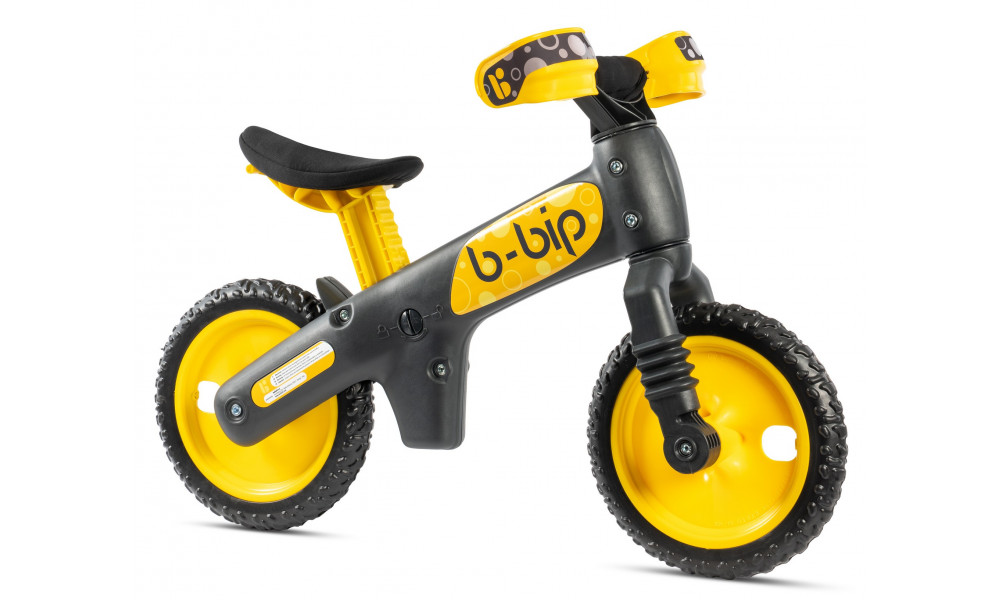Balansinis dviratukas Bellelli B-Bip dark grey-yellow - 2