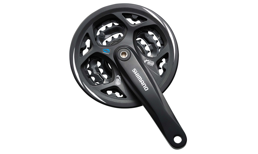 Priekinis žvaigždžių blokas Shimano ALTUS FC-M311-42T 175MM 7/8-speed black 