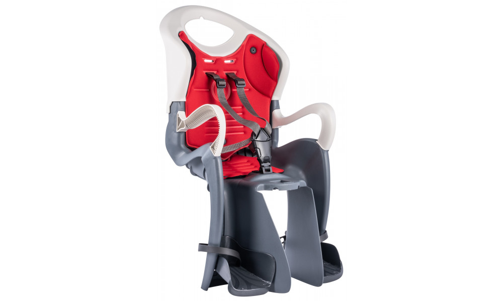 Vaikiška kėdutė Bellelli Tiger B-fix prie rėmo dark grey - 1