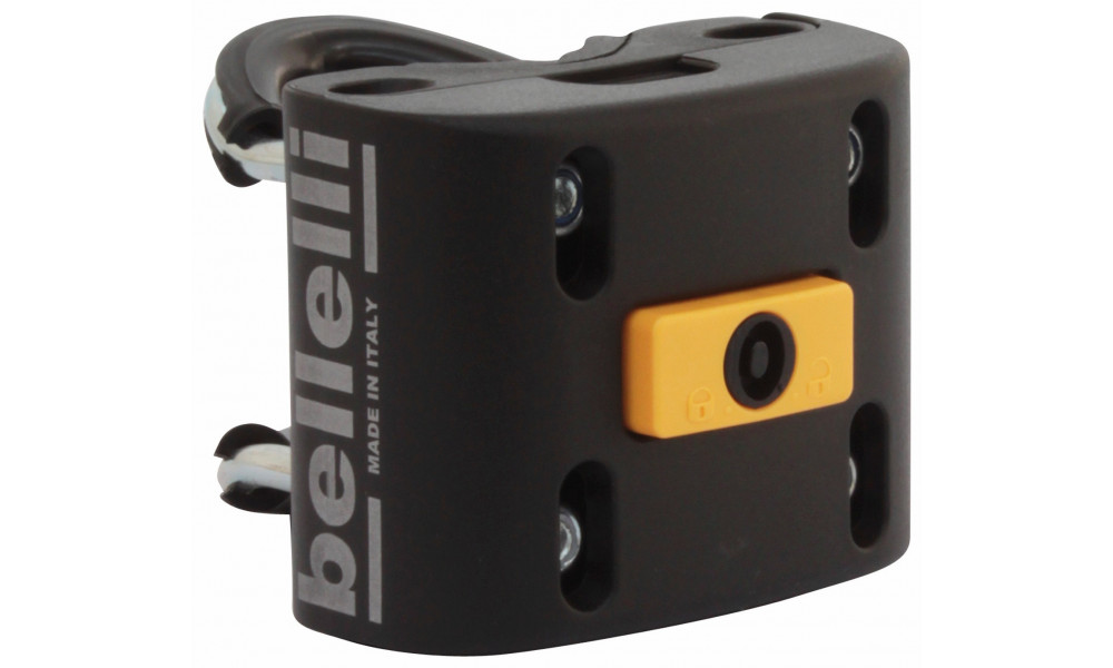 Vaikiška kėdutė Bellelli Mr Fox B-fix prie rėmo black - 2
