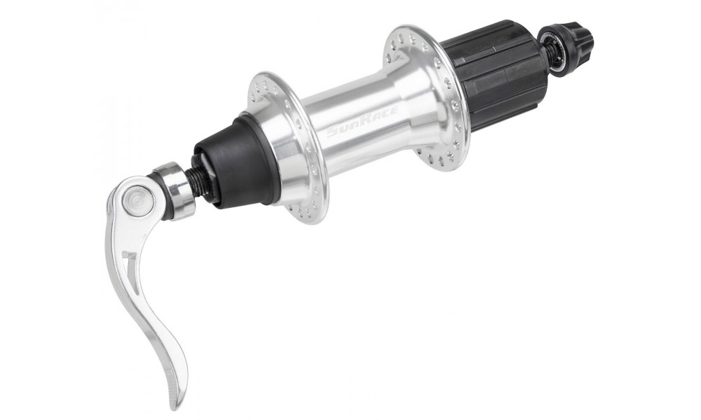 Galinė įvorė SunRace HBM53 QR Alu 8-speed silver - 2