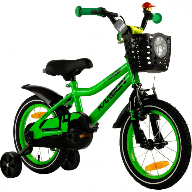 Dviratis Karbon Comet 14 green neon