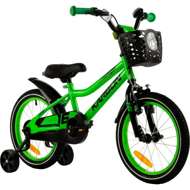 Dviratis Karbon Comet 16 green neon