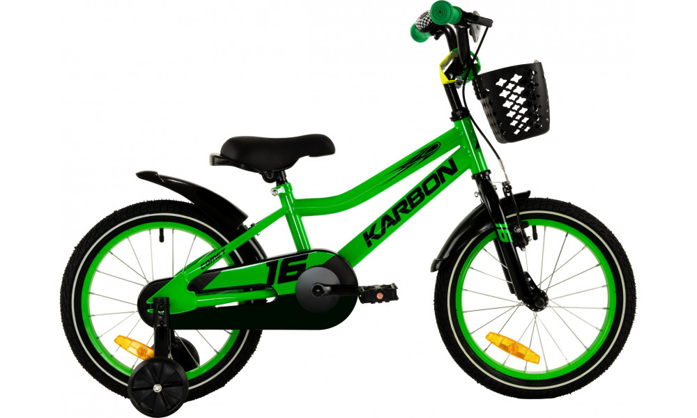 Dviratis Karbon Comet 16 green neon - 10