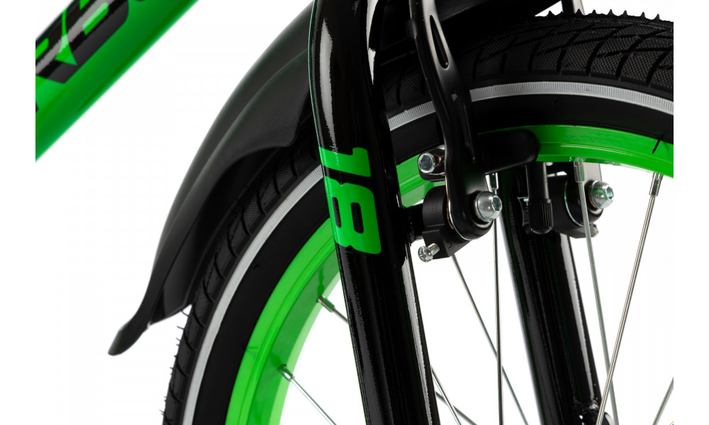 Dviratis Karbon Comet 18 green neon - 4