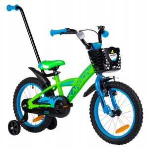 Dviratis Karbon Alvin 16 green-blue Dviratis Karbon Alvin 16 green-blue