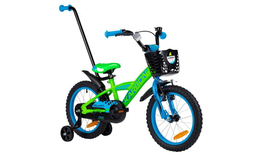 Dviratis Karbon Alvin 16 green-blue - 15