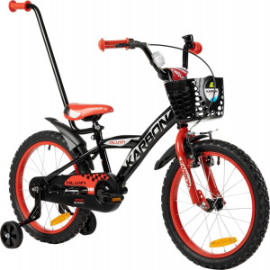 Dviratis Karbon Alvin 18 black-red