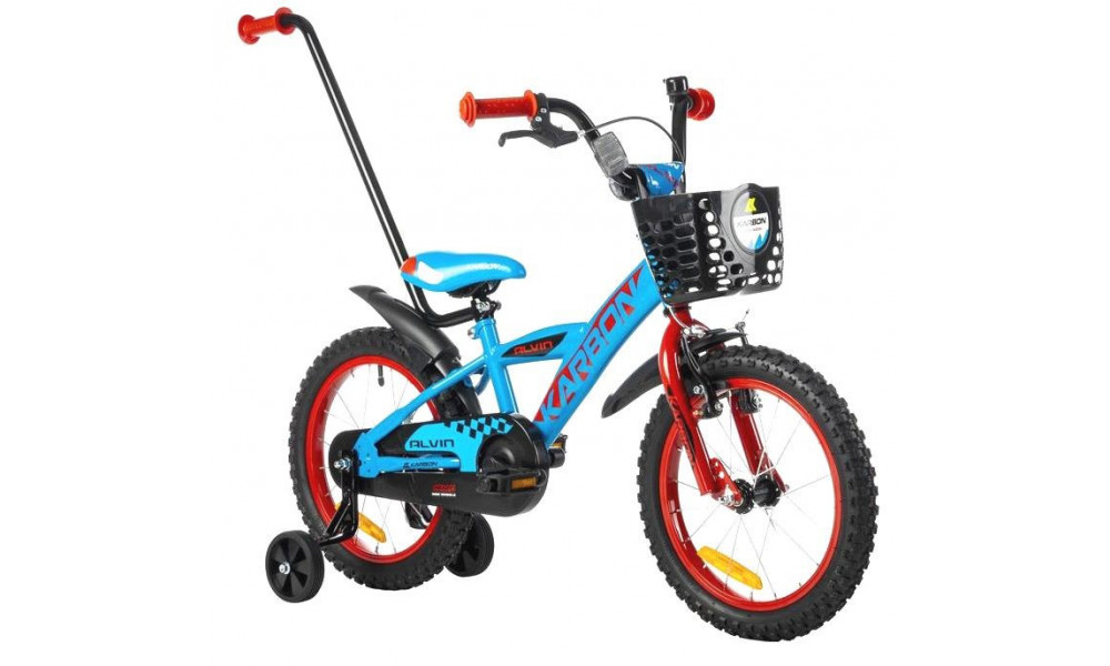 Dviratis Karbon Alvin 18 blue-red - 3