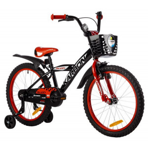 Dviratis Karbon Alvin 20 black-red