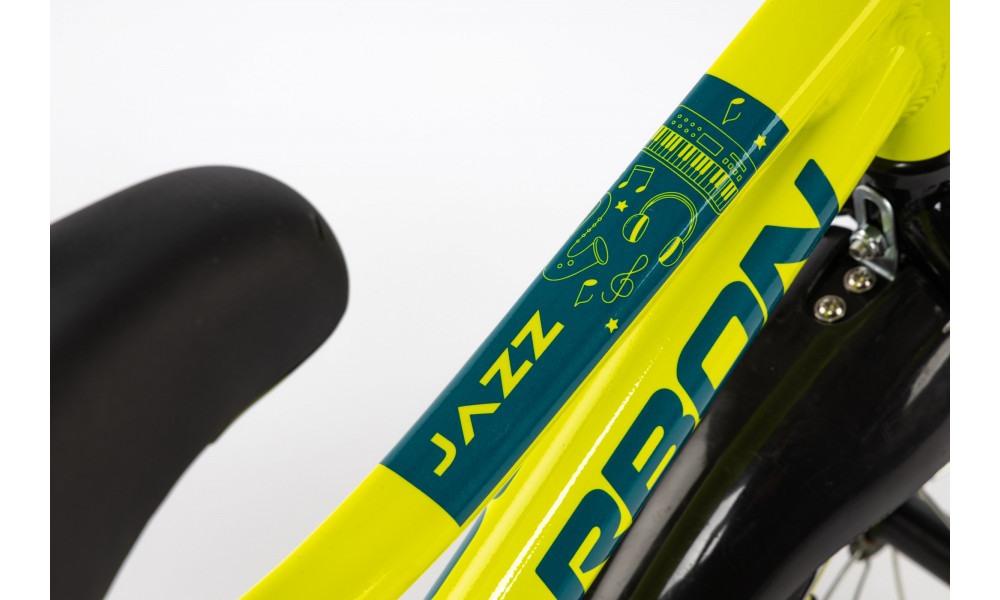 Dviratis Karbon Jazz 14 lime - 2